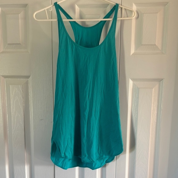 lululemon athletica Tops - Lululemon Athletica Blue Green Sleeveless Relaxed Tank Top